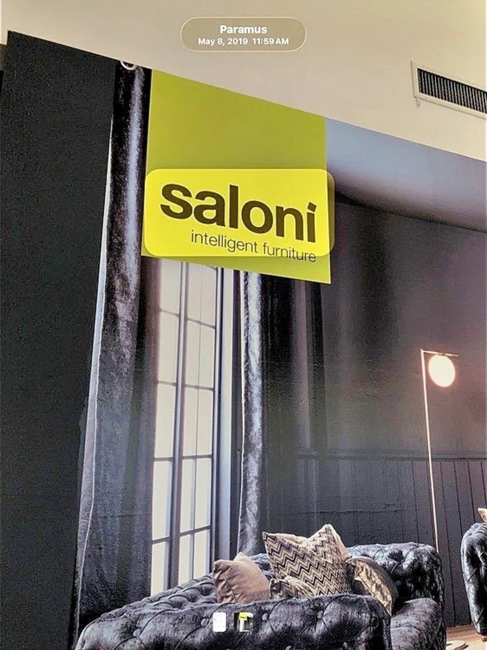 Two Italian Leather Ottomans from Saloni-High end furniture store in Paramus